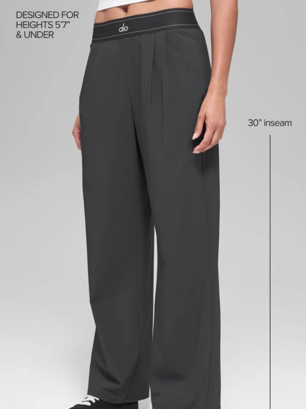 NWT ALO Yoga Women's Dark gray Suit Up Trouser (Regular)💟👩